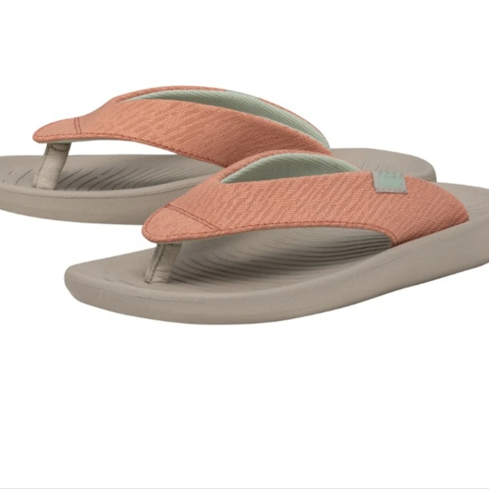 HEY DUDE WOMEN'S MEG PEACH FLIP FLOPS